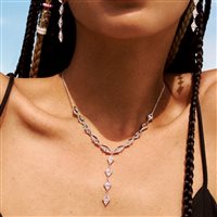 Necklace Rosato Woman Vittoria in Silver Zircone RZVT03 - RZVT03